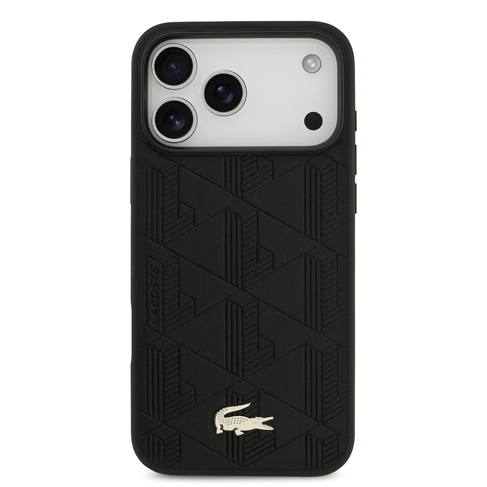 Lacoste iPhone 17 Pro Max Orjinal Lisanslı M-safe Şarj Özellikli PU Deri Tasarımlı Karışık Monogram Desenli Kılıf Lacoste iPhone 17 Pro Max Orjinal Lisanslı M-safe Şarj Özellikli PU Deri Tasarımlı Karışık Monogram Desenli Kılıf